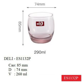 BỘ 6 LY CỐC THUỶ TINH TRÒN BẦU 290ML ĐỦ MÀU BỘ 6 LY CỐC THUỶ TINH TRÒN BẦU 290ML ĐỦ MÀU