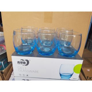 BỘ 6 LY CỐC THUỶ TINH TRÒN BẦU 290ML ĐỦ MÀU BỘ 6 LY CỐC THUỶ TINH TRÒN BẦU 290ML ĐỦ MÀU