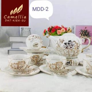 Bộ ấm chén sứ cao cấp hoa tiết cây trúc , hoa Bộ ấm chén sứ cao cấp hoa tiết cây trúc , hoa