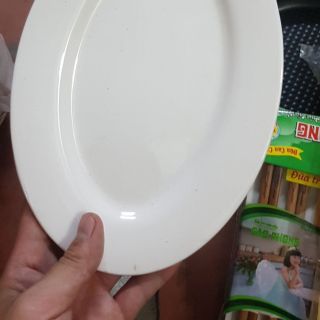 Đĩa xoài sứ trắng nhiều cỡ