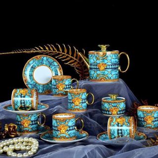 Bộ Ấm Chén VS Sứ Xương Hoàng Gia Cao Cấp