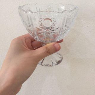 Ly kem thủy tinh cao cấp giả tiệp 245ml siêu đẹp