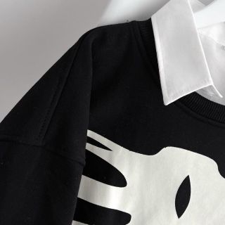 Áo sweater logo in bộ xương form đẹp xuất sắc Áo sweater logo in bộ xương form đẹp xuất sắc