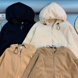 Áo khoác chất da lộn trơn form cánh dơi bự 70kg