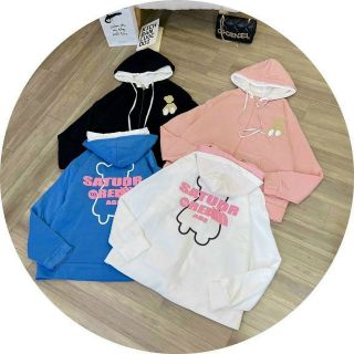 Áo khoác in gấu có 2 nón form dưới 70kg Áo khoác in gấu có 2 nón form dưới 70kg