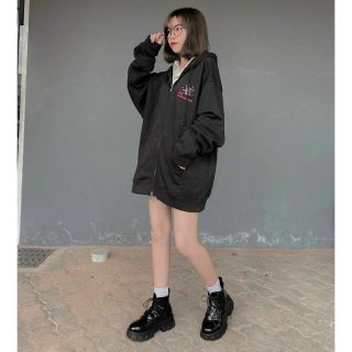 Áo khoác thun nỉ logo in moon pink plante form đẹp Áo khoác thun nỉ logo in moon pink plante form đẹp