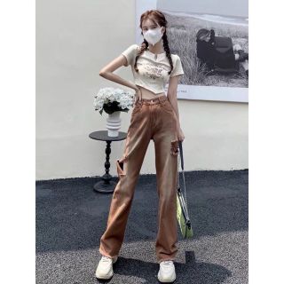 Áo croptop tay ngắn phong cách retro Bare in họa tiết Rose Cute and Psycho cổ điển Áo croptop tay ngắn phong cách retro Bare in họa tiết Rose Cute and Psycho cổ điển