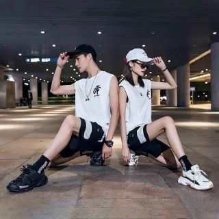Bộ đồ thể thao nam quần lửng áo ba lỗ mặc đi chơi OTF cực ngầu, quần short kaki túi hộp nam Bộ đồ thể thao nam quần lửng áo ba lỗ mặc đi chơi OTF cực ngầu, quần short kaki túi hộp nam