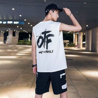 Bộ đồ thể thao nam quần lửng áo ba lỗ mặc đi chơi OTF cực ngầu, quần short kaki túi hộp nam Bộ đồ thể thao nam quần lửng áo ba lỗ mặc đi chơi OTF cực ngầu, quần short kaki túi hộp nam