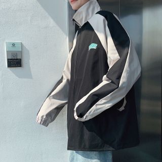 Áo khoác tay dài chống gió giữ ấm phối màu độc đáo thời trang dành cho nam Áo khoác tay dài chống gió giữ ấm phối màu độc đáo thời trang dành cho nam