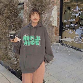 Áo Hoodie Nữ In Chữ Nổi HRPLD Form Rộng Nam nữ mặc Áo Hoodie Nữ In Chữ Nổi HRPLD Form Rộng Nam nữ mặc