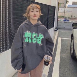 Áo Hoodie Nữ In Chữ Nổi HRPLD Form Rộng Nam nữ mặc Áo Hoodie Nữ In Chữ Nổi HRPLD Form Rộng Nam nữ mặc