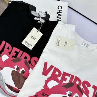 Áo thun gấu in VREIRS áo phông nam nữ unisex vải cotton thoáng mát Áo thun gấu in VREIRS áo phông nam nữ unisex vải cotton thoáng mát