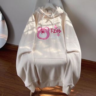 Áo Hoodie FZOB BEAR Gấu Dâu Form Rộng Unisex Nam Nữ Áo Hoodie FZOB BEAR Gấu Dâu Form Rộng Unisex Nam Nữ