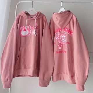 Áo Hoodie FZOB BEAR Gấu Dâu Form Rộng Unisex Nam Nữ Áo Hoodie FZOB BEAR Gấu Dâu Form Rộng Unisex Nam Nữ
