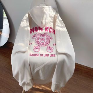 Áo Hoodie FZOB BEAR Gấu Dâu Form Rộng Unisex Nam Nữ Áo Hoodie FZOB BEAR Gấu Dâu Form Rộng Unisex Nam Nữ