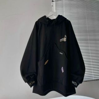 ￼Áo Hoodie Form Rộng Nam Nữ HOUSE logo thêu túi to bự