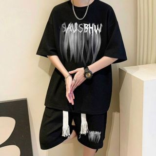 Set bộ áo thun quần short in hình (SAUSBHW)cực chất unisex dành cho nam nữ Set bộ áo thun quần short in hình (SAUSBHW)cực chất unisex dành cho nam nữ
