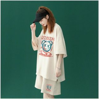 Đồ bộ mặc nhà, đồ bộ đùi nam nữ in hình mặt gấu trẻ trung năng động thích hợp mặc nhà, đi chơi, thể thao Đồ bộ mặc nhà, đồ bộ đùi nam nữ in hình mặt gấu trẻ trung năng động thích hợp mặc nhà, đi chơi, thể thao