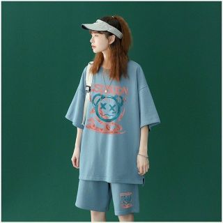 Đồ bộ mặc nhà, đồ bộ đùi nam nữ in hình mặt gấu trẻ trung năng động thích hợp mặc nhà, đi chơi, thể thao Đồ bộ mặc nhà, đồ bộ đùi nam nữ in hình mặt gấu trẻ trung năng động thích hợp mặc nhà, đi chơi, thể thao