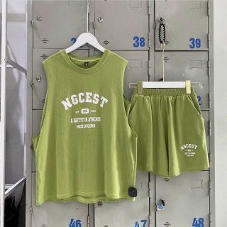 Set Bộ ba lỗ nữ thể thao gồm áo tanktop thun cotton xịn kèm quần đùi nữ thể thao cá tính ullzang mặc Set Bộ ba lỗ nữ thể thao gồm áo tanktop thun cotton xịn kèm quần đùi nữ thể thao cá tính ullzang mặc