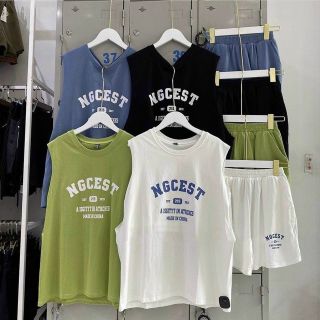 Set Bộ ba lỗ nữ thể thao gồm áo tanktop thun cotton xịn kèm quần đùi nữ thể thao cá tính ullzang mặc Set Bộ ba lỗ nữ thể thao gồm áo tanktop thun cotton xịn kèm quần đùi nữ thể thao cá tính ullzang mặc