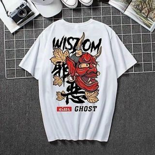 áo thun nam áo quỷ dạ xoa form rộng hàn quốc in hình to bự độc đẹp vải dày mịn mát áo thun nam áo quỷ dạ xoa form rộng hàn quốc in hình to bự độc đẹp vải dày mịn mát