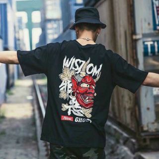 áo thun nam áo quỷ dạ xoa form rộng hàn quốc in hình to bự độc đẹp vải dày mịn mát áo thun nam áo quỷ dạ xoa form rộng hàn quốc in hình to bự độc đẹp vải dày mịn mát