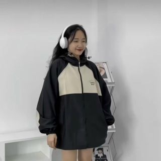 ￼Áo khoác dù CAMPING.WHAT Nam Nữ form rộng unisex dù 2 lớp ulzzang Jacket Siêu chất.