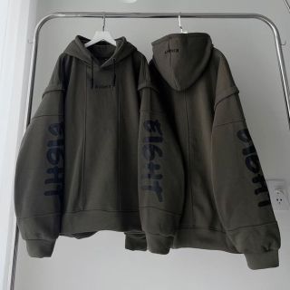 ￼Áo Hoodie Nỉ Lót Bông Tay Nối EIGHT Form Rộng Unisex.