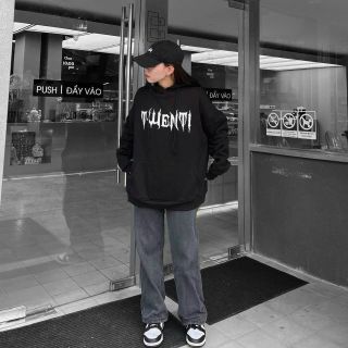 Áo khoác nỉ HOODIE TWENTI form rộng hình in siêu chất siêu ngầu