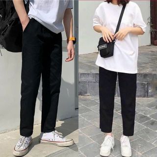 Quần Kaki Nam Nữ Ống Suông Basic Unisex
