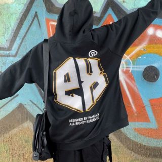 Áo hoodie Unisex local brand in pandax big logo
