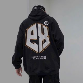 Áo hoodie Unisex local brand in pandax big logo