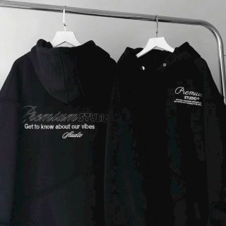 Áo hoodie Unisex logo thêu premium stardio vạt chéo hot trend. Form rộng dưới 85kg