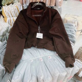 Áo khoác nhẹ Nữ cổ trụ hình đầu sói chất xốp nổi cao cấp phong cách thời trang siêu sành điệu mới lạ ,form 40-65kg