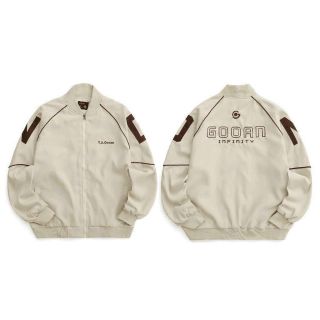 Áo khoác bomber UNISEX chất da lộn lót dù thêu T.A.GOOAN