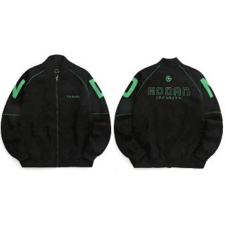 Áo khoác bomber UNISEX chất da lộn lót dù thêu T.A.GOOAN