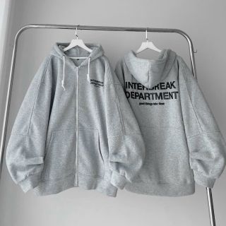 Áo khoác nỉ PE in nổi vải dày, nón 2 lớp cùng màu cùng chất , dây kéo phao xịn xò in INTERBREAK