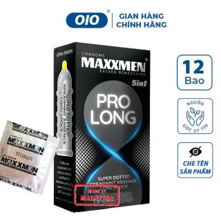 Bao cao su MAXXMEN PRO LONG gân gai, mỏng kéo dài thời gian Bao cao su MAXXMEN PRO LONG gân gai, mỏng kéo dài thời gian