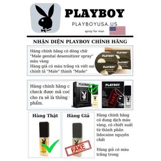 Chai xịt kéo dài PLAYBOY ĐEN 5ml