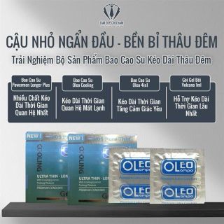 Bao cao su OLEO LAMPO COOLING hộp 10 cái Bao cao su OLEO LAMPO COOLING hộp 10 cái