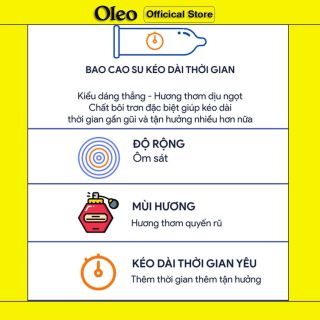Bao cao su OLEO LAMPO COOLING hộp 10 cái Bao cao su OLEO LAMPO COOLING hộp 10 cái