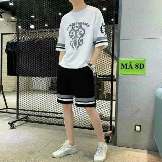 Đồ bộ thể thao nam mặc nhà, in vương niệm chất thun lạnh