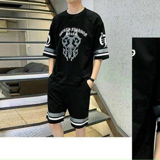 Đồ bộ thể thao nam mặc nhà, in vương niệm chất thun lạnh