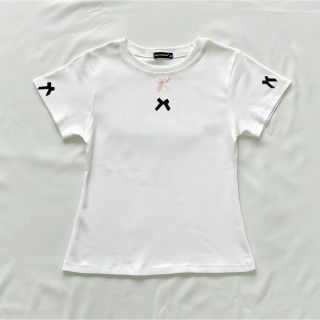 Áo thun babytee phối nơ xinh xắn, chất cotton borip xịn freesize dưới 60kg Áo thun babytee phối nơ xinh xắn, chất cotton borip xịn freesize dưới 60kg