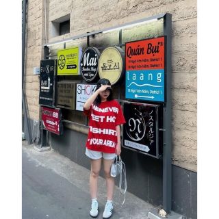 Áo thun nam nữ in nổi WHENEVER MEET HOT chất thun co giãn mềm mịn mát freesize