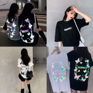 Áo thun UNISEX in phản quang 7 màu chất cotton 4 chiều dày mịn freesize dưới 70kg Áo thun UNISEX in phản quang 7 màu chất cotton 4 chiều dày mịn freesize dưới 70kg