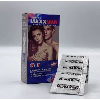 Bao cao su MaxxMan 6in1 gai lớn, kéo dài Bao cao su MaxxMan 6in1 gai lớn, kéo dài