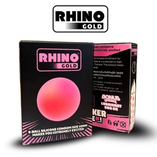 Bao Cao Su Rhino Gold 9 Bi Lớn , kèm 1 gói gel bôi trơn Bao Cao Su Rhino Gold 9 Bi Lớn , kèm 1 gói gel bôi trơn